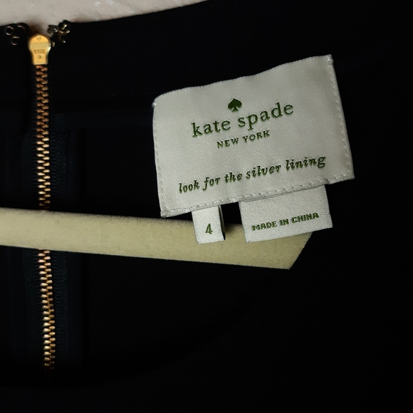 Kate Spade black ponte knit sheath dress - Picture 4 of 8